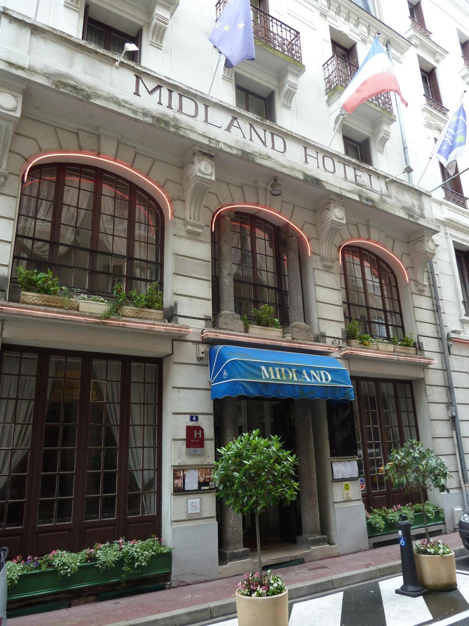 Logis Le Midland Hotel Vichy Bagian luar foto
