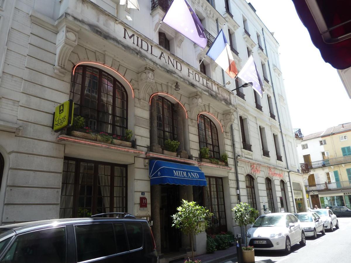 Logis Le Midland Hotel Vichy Bagian luar foto
